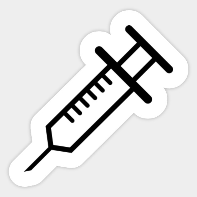 LIMITED EDITION. Exclusive Syringe Syringe Sticker TeePublic